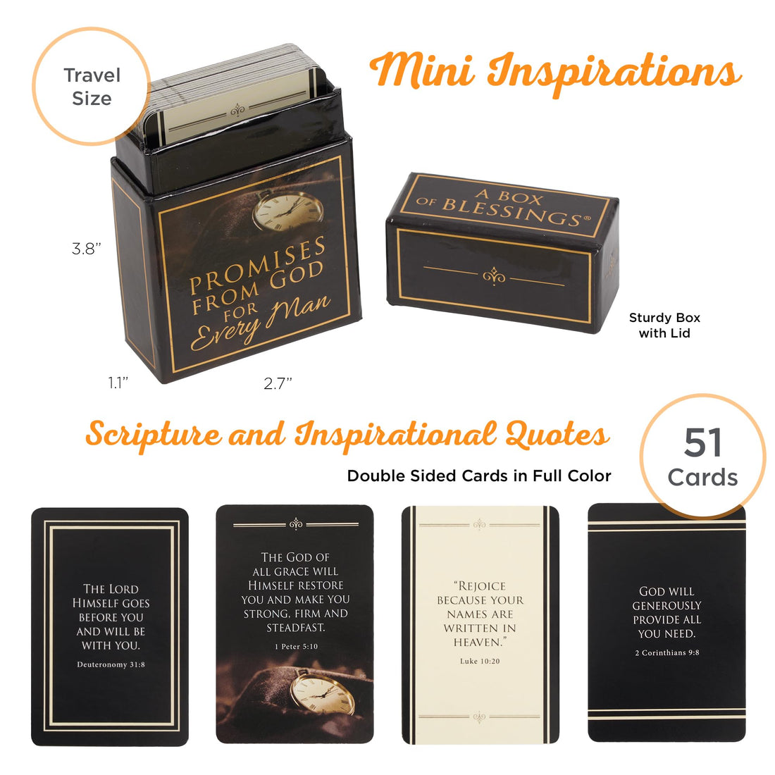 Promises From God For Every Man, Inspirational Scripture Cards to Keep or Share (Boxes of Blessings)