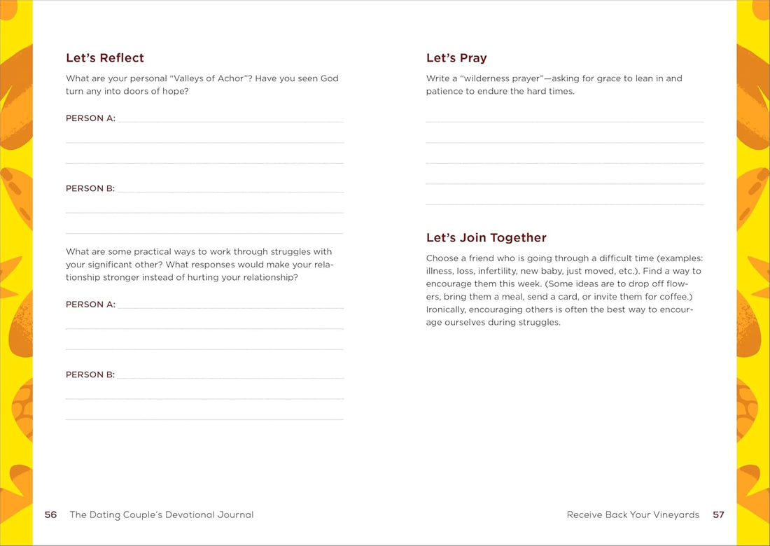 The Dating Couple's Devotional Journal: 52 Weeks of Prompts and Prayers to Grow Your Relationship in Faith